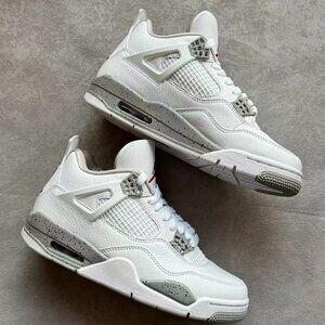 Nike Air Jordan 4 Retro White Oreo Style